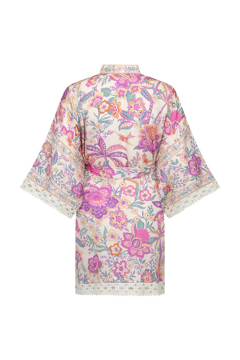 Spell Mojave Lily Short Robe Opal