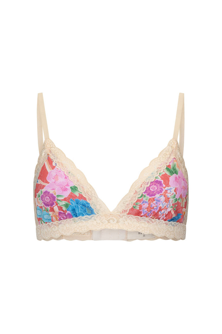 Spell Painter's Garden Lace Bralette Crimson