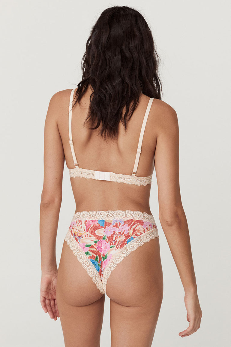 Spell Painter's Garden Lace Brief Crimson