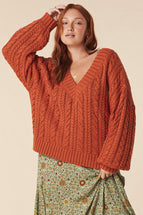 Spell Rolling Hills Knit Jumper Copper