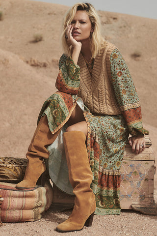 Spell Rolling Hills Knit Vest Camel
