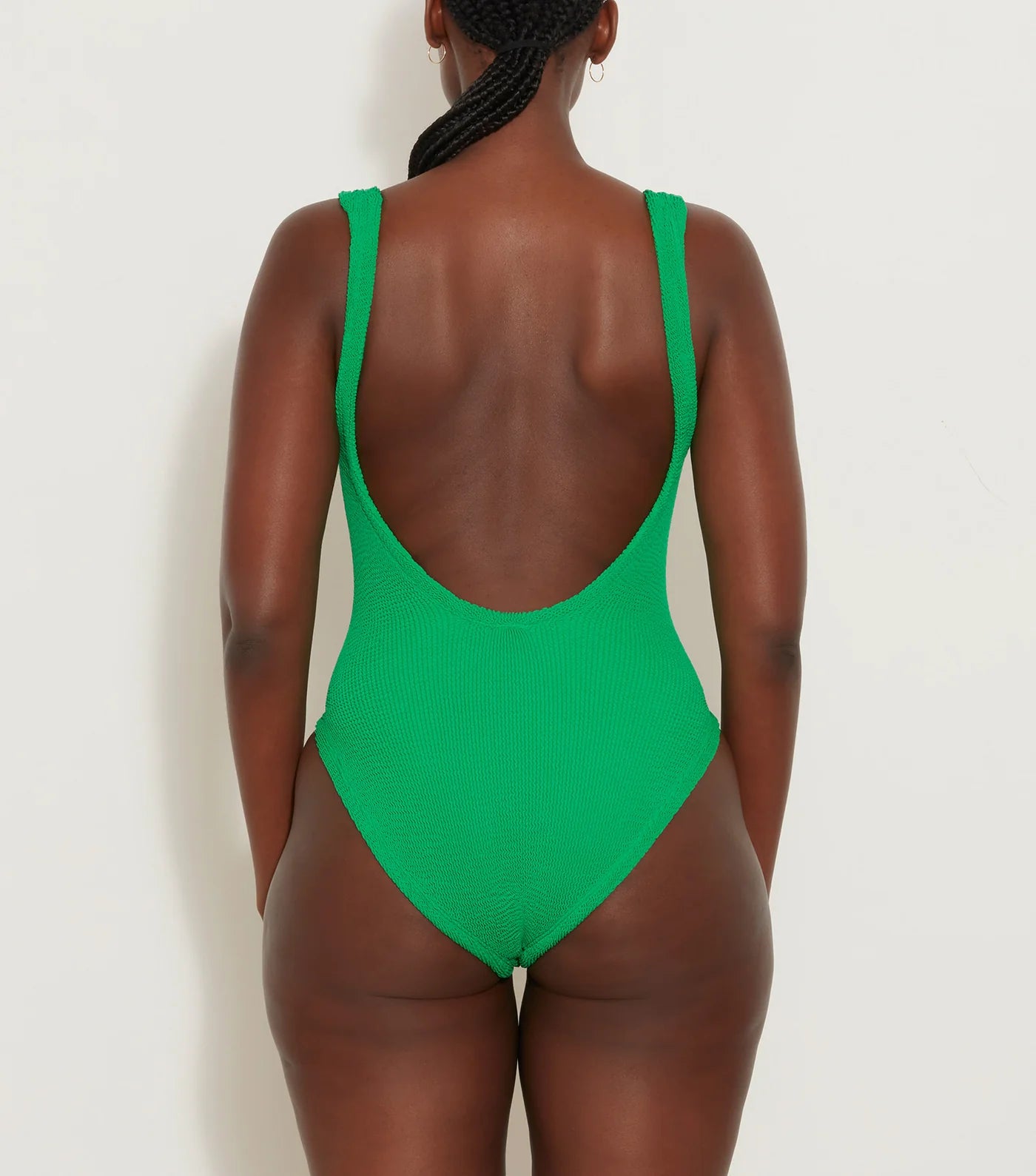 Hunza G Square Neck Swim Emerald