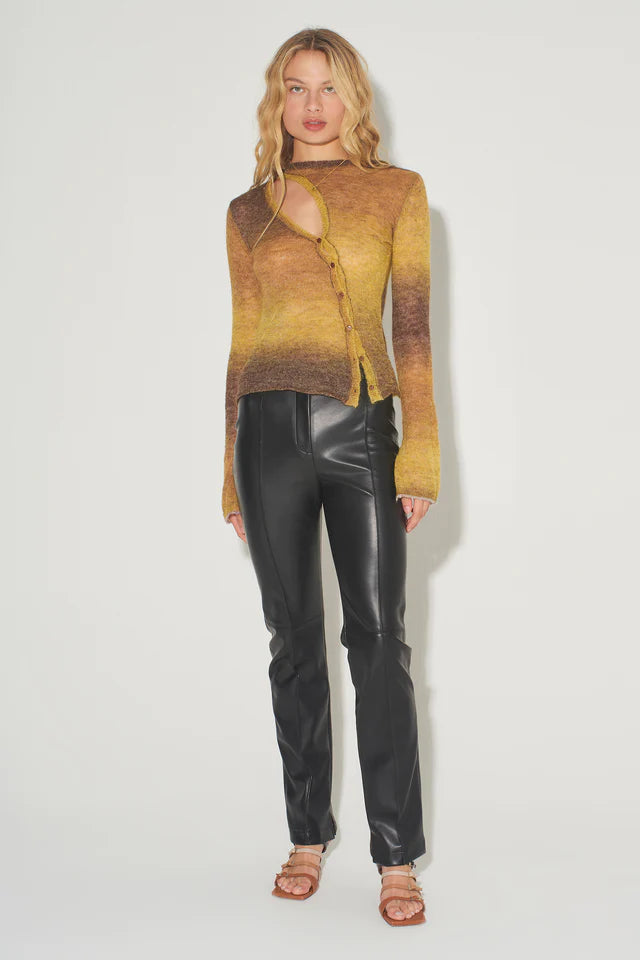 Hansen & Gretel Teisha Cut Out Knit Top Gradient