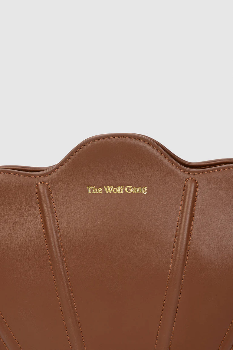 The Wolf Gang Suri Shell Bag Cocoa