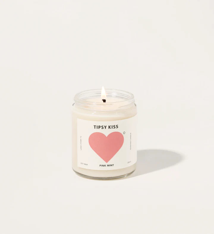 Pinkmint Tipsy Kiss Soy Candle 220g