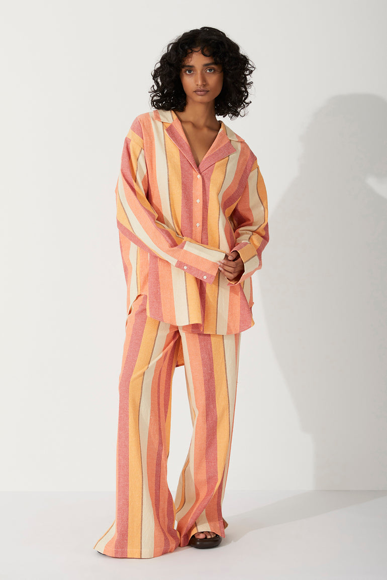 Zulu & Zephyr Sun Stripe Organic Cotton Pant