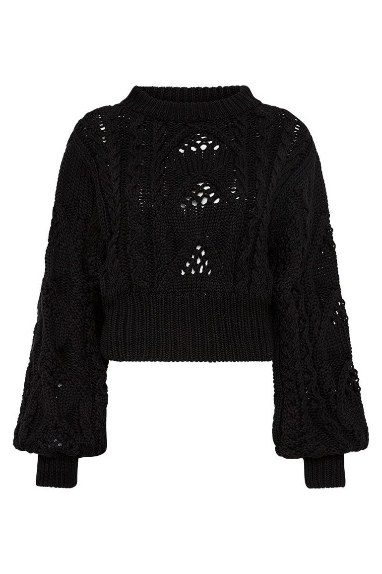 Faithfull The Brand Alanna Knit Jumper Black