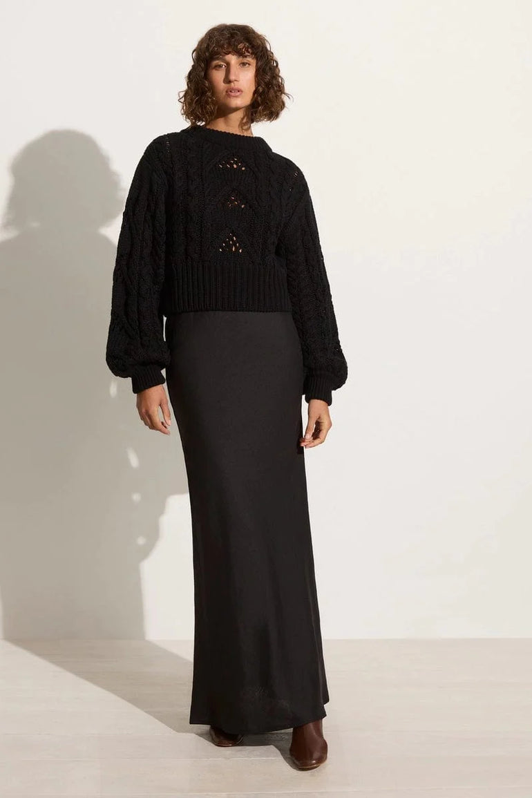Faithfull The Brand Alanna Knit Jumper Black