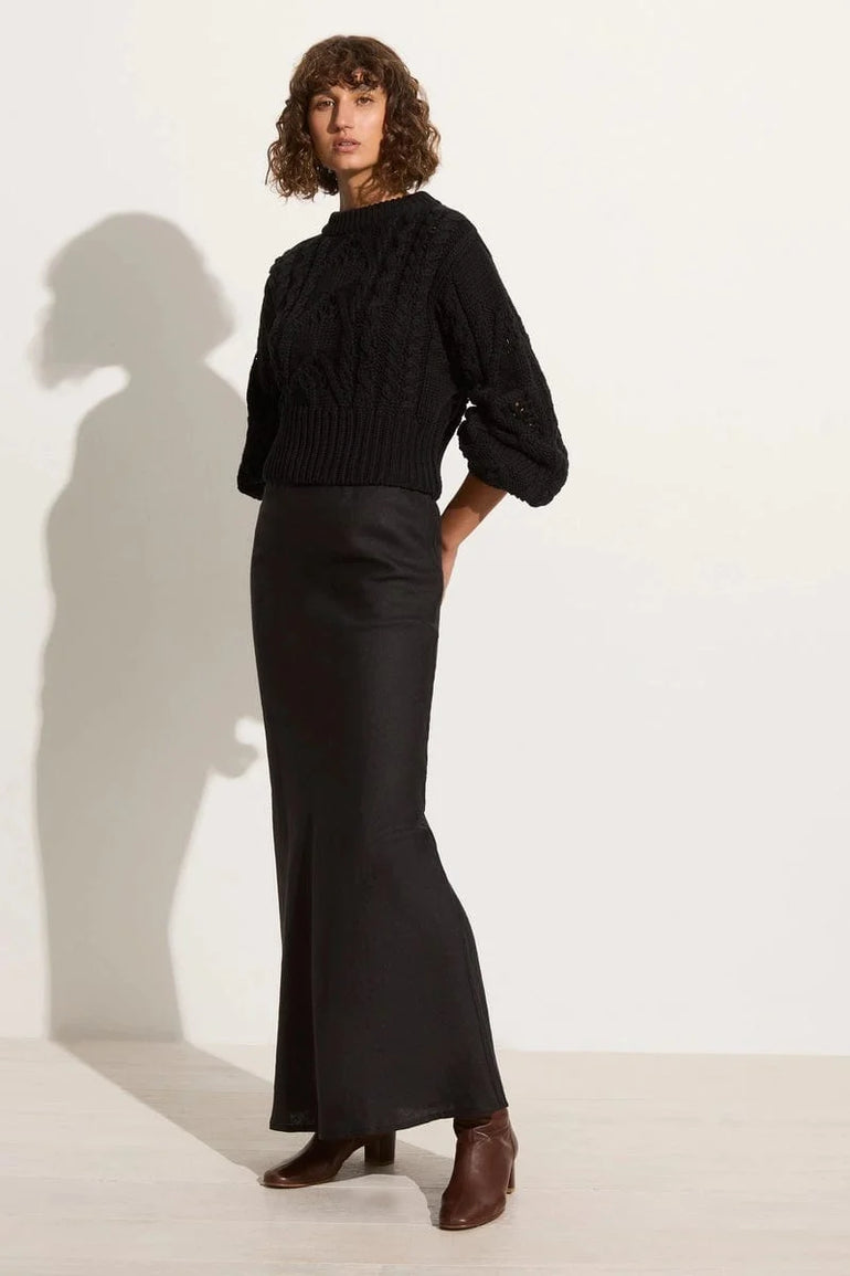 Faithfull The Brand Alanna Knit Jumper Black