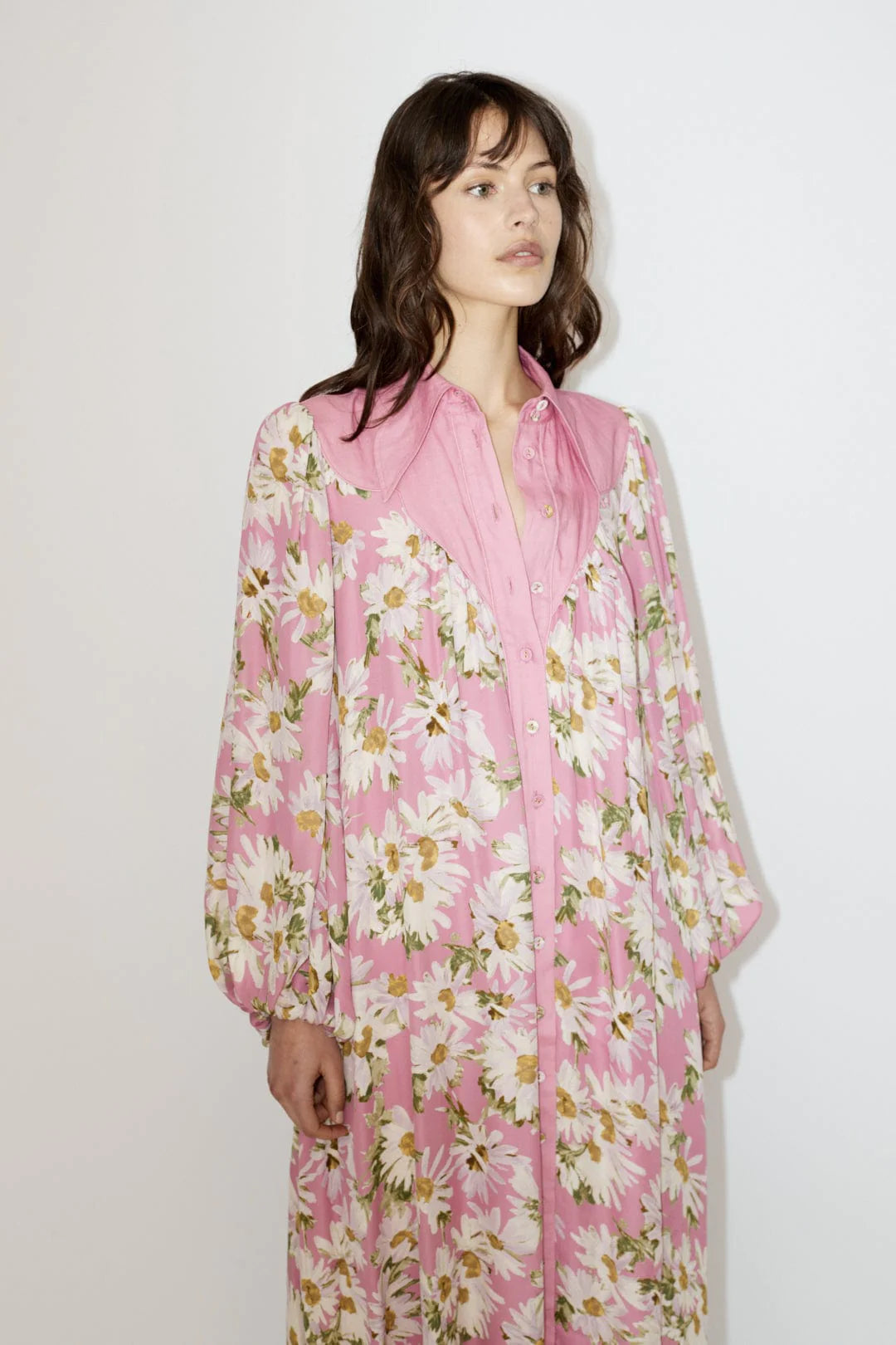 Alemais Maia Contrast Shirtdress