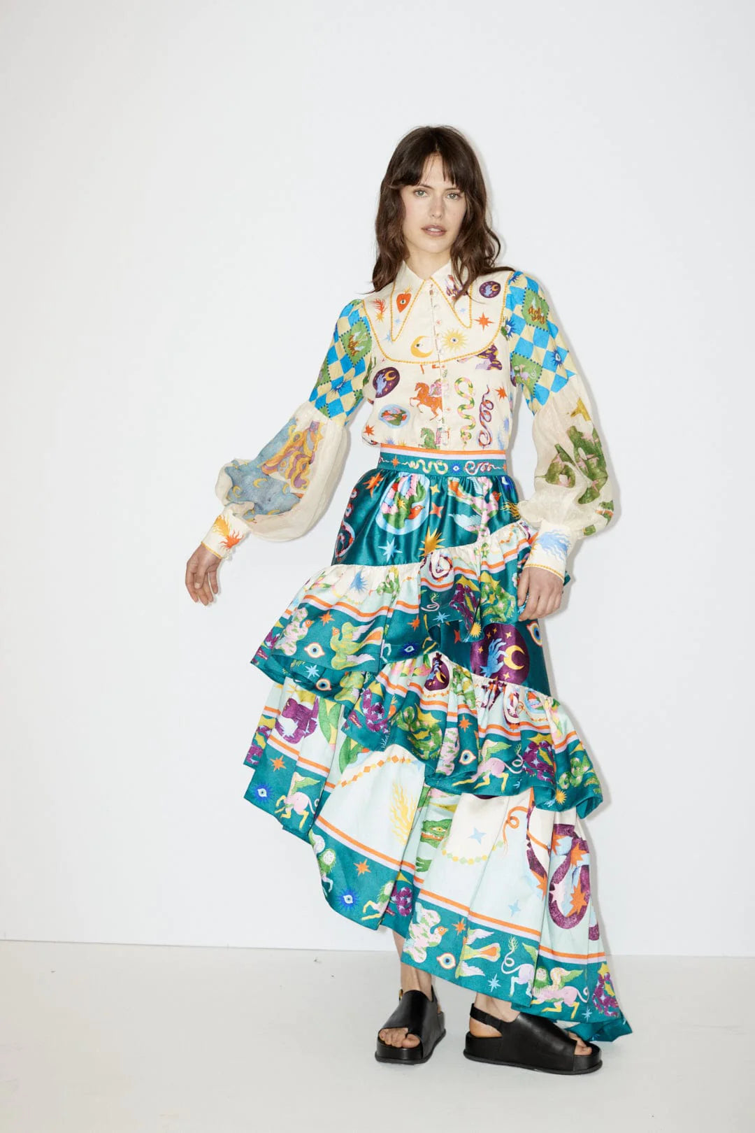 Alemais Lou Balloon Sleeve Shirt