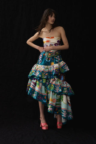Alemais Guardian Tiered Ruffle Skirt