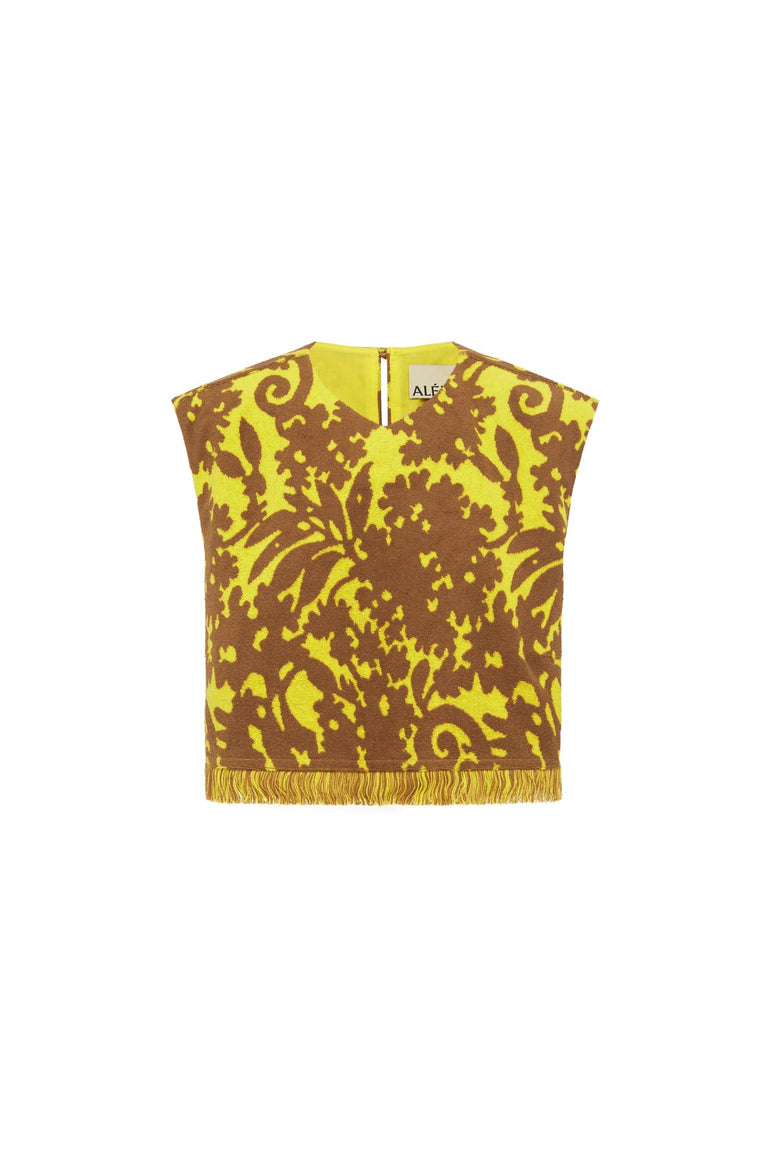 Alemais Amarillo Crop Top