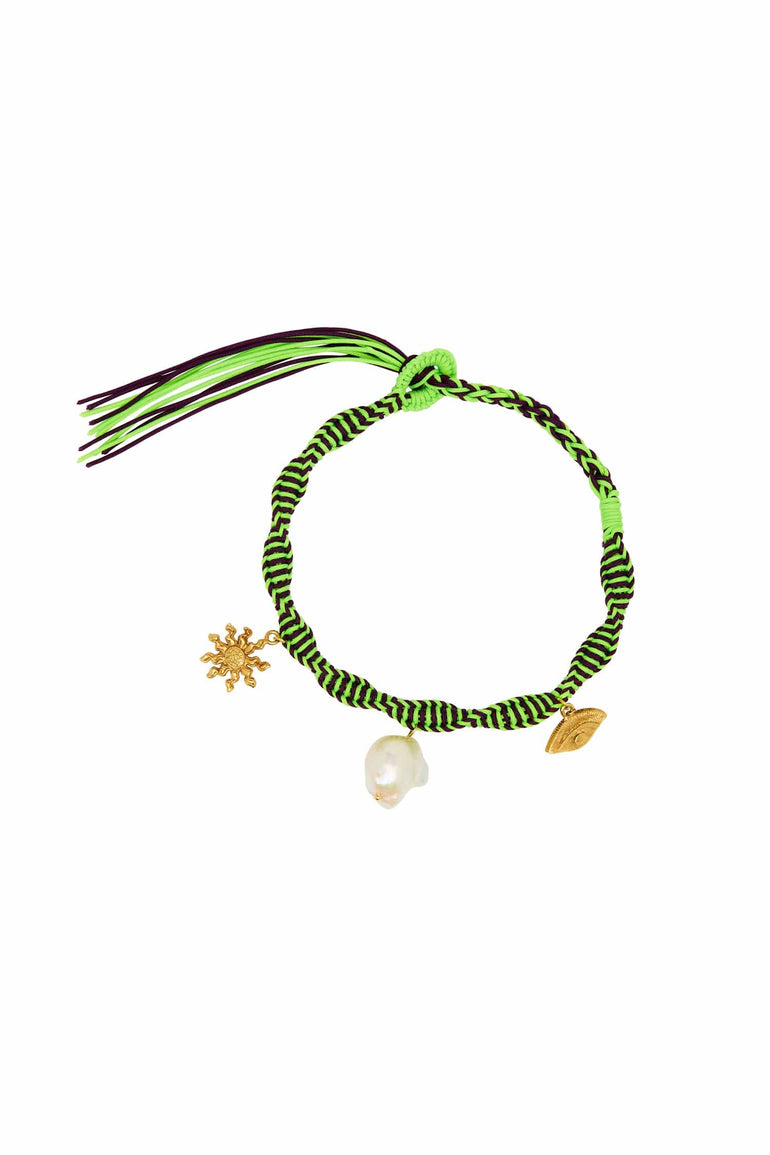 Alemais Encanto Green Charm Bracelet