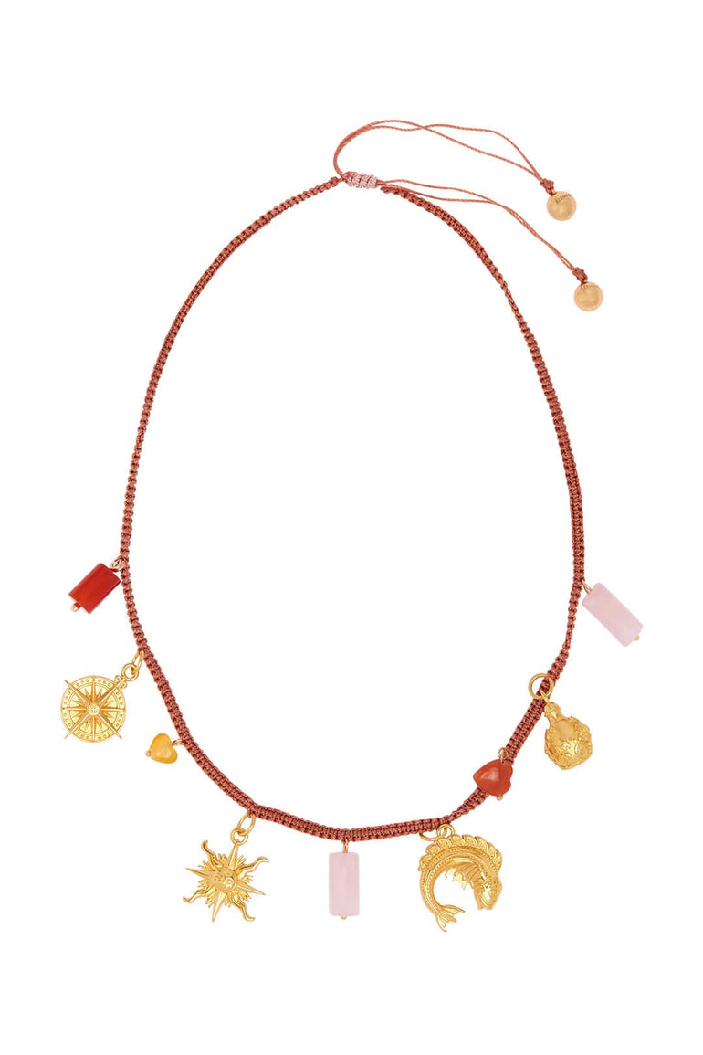 Alemais Curio Collector Macrame Necklace