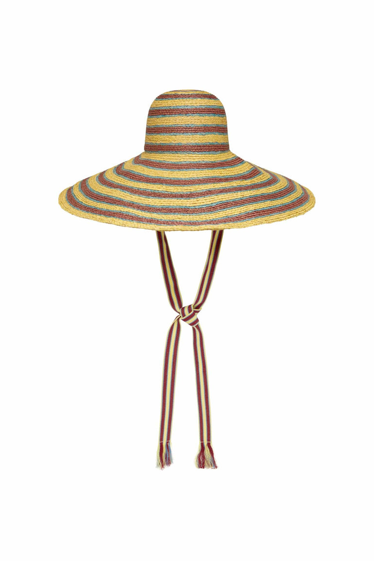 Alemais Tamsin Raffia Wide Brim Sun Hat