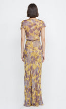 Bec & Bridge Bernadette Wrap Maxi Dress Golden Violet