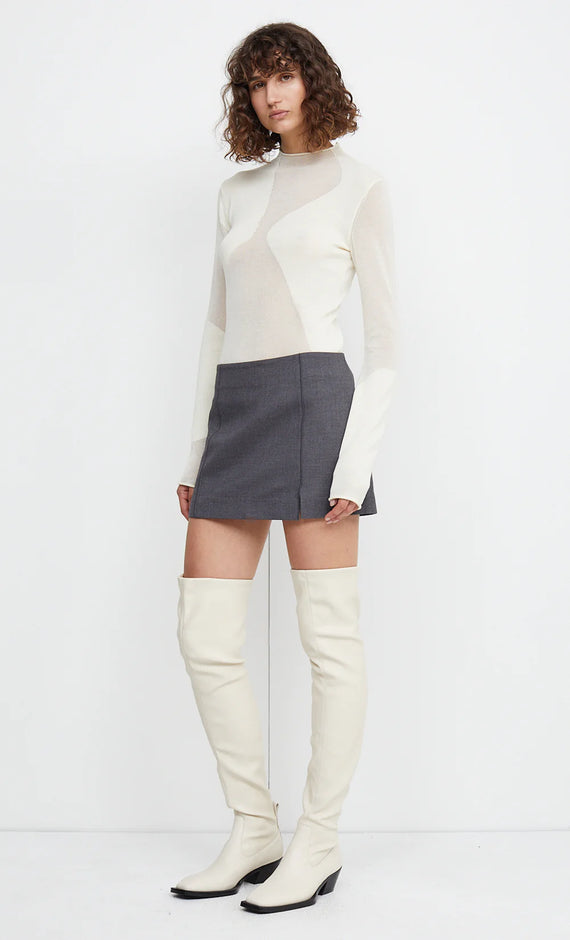 Bec & Bridge Dorothy Knit Skivvy Ivory
