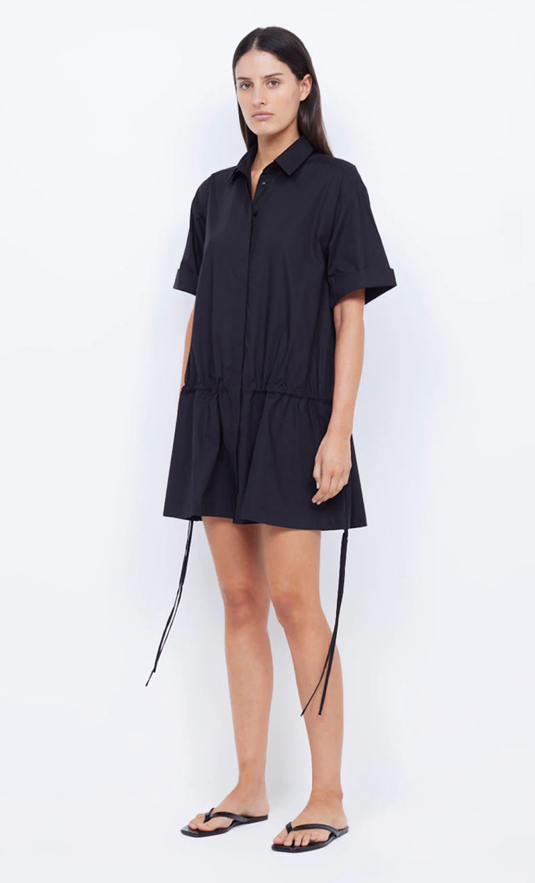 Bec & Bridge Lennox Shirt Mini Dress Black