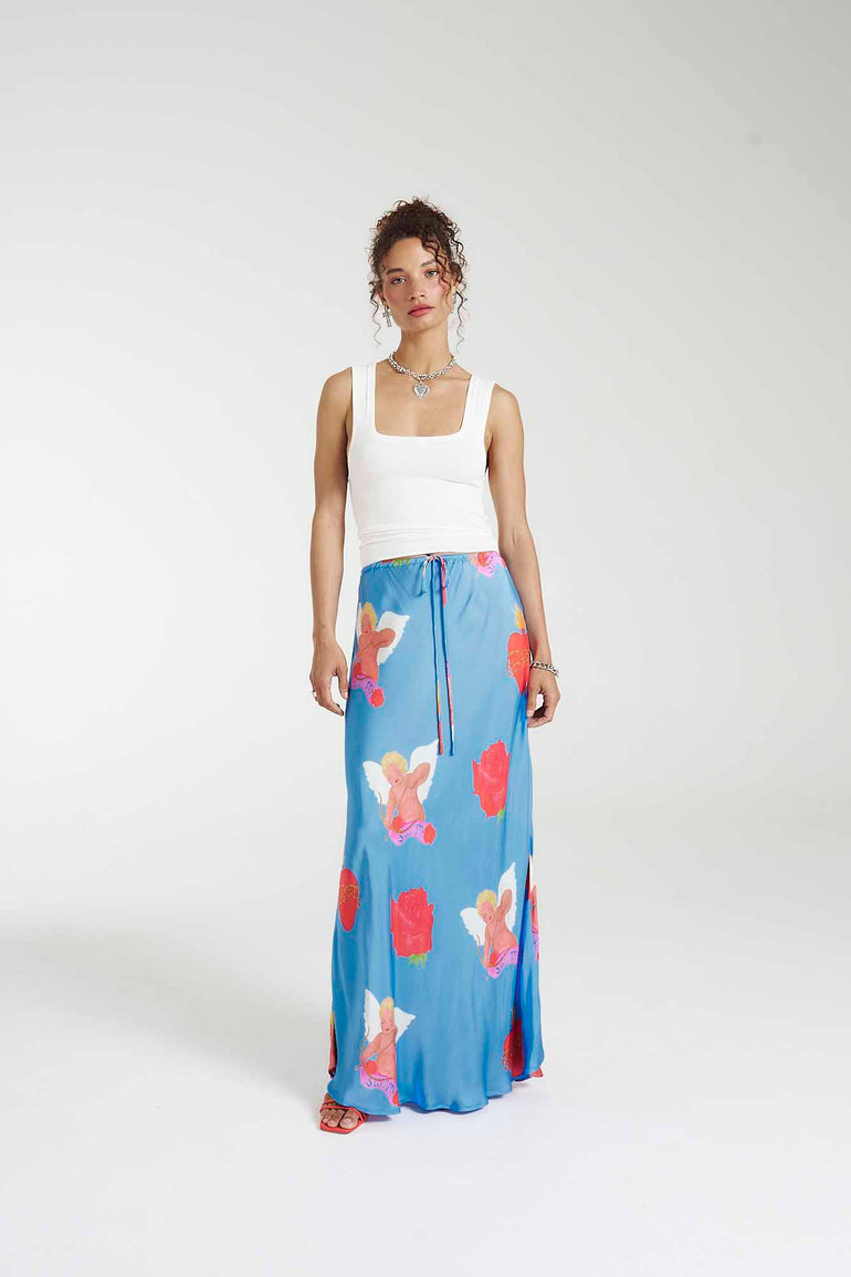 Summi Summi Maxi Bias Skirt Capulet