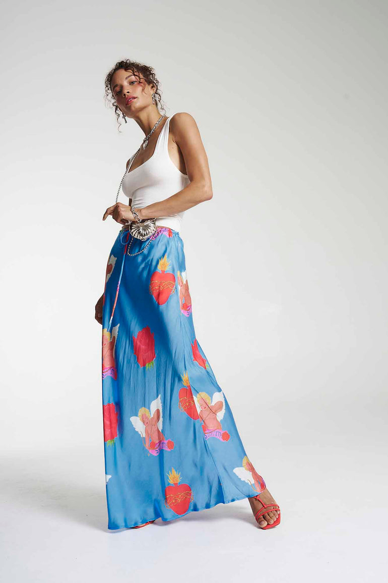 Summi Summi Maxi Bias Skirt Capulet