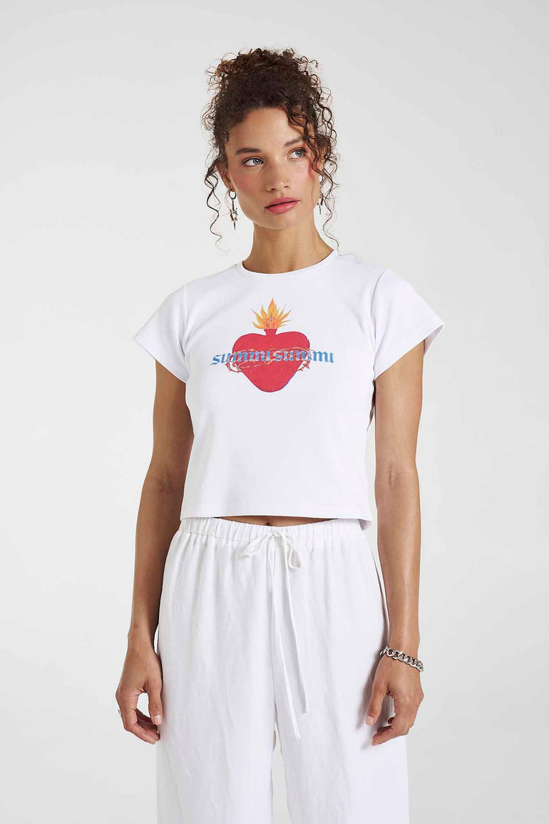 Summi Summi Babydoll Tee Sacred Heart