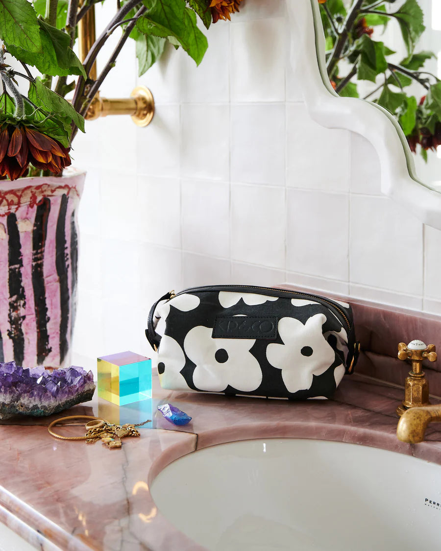 Kip&Co Flower Face Toiletry Bag