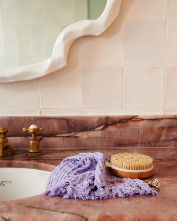 Kip&Co Lilac Waffle Face Washer