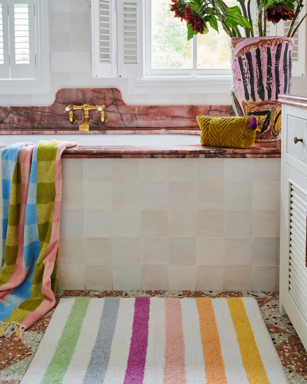 Kip&Co Portofino Stripe Bath Mat