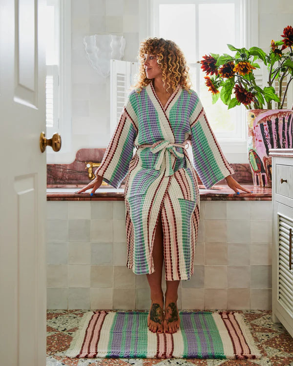 Kip&Co Island Delight Waffle Bath Robe