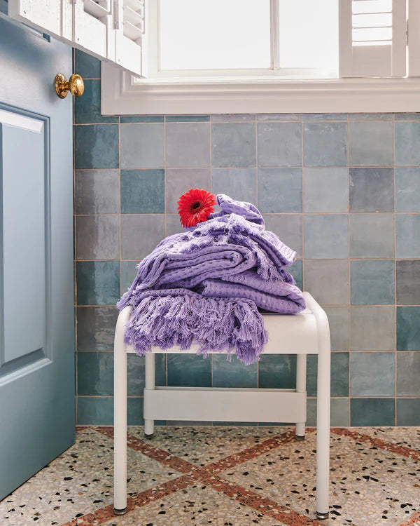 Kip&Co Lilac Waffle Hand Towel