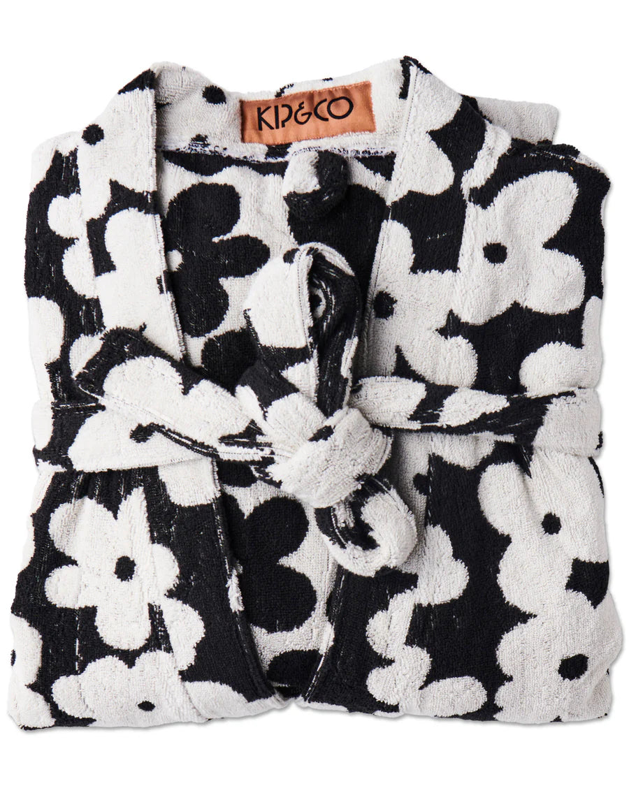 Kip&Co Flower Face Terry Bath Robe