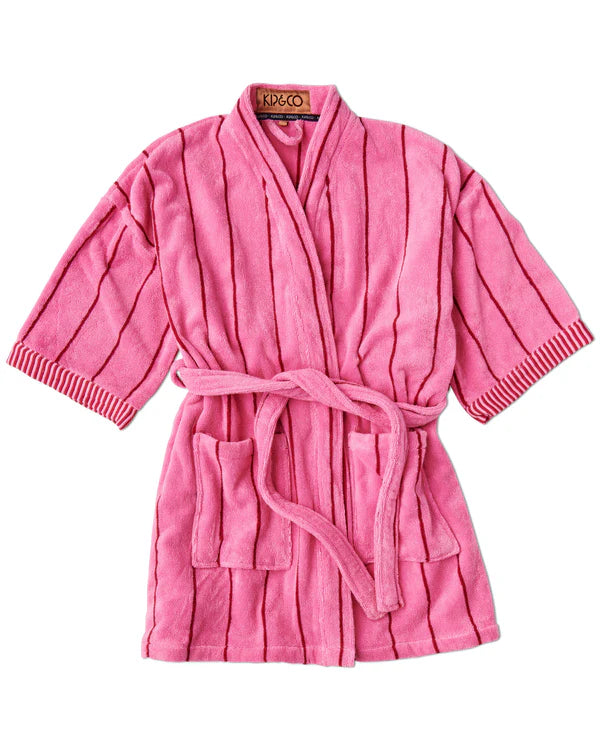 Kip&Co Iced Vovo Stripe Terry Mini Bath Robe