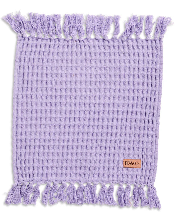 Kip&Co Lilac Waffle Face Washer