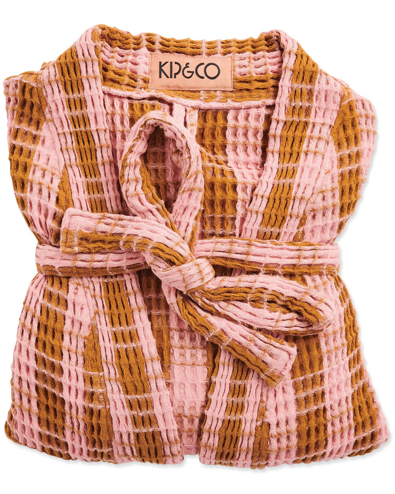 Kip&Co Toasted Marshmallow Waffle Bath Robe