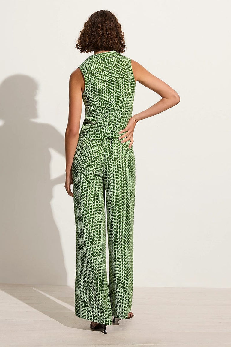 Faithfull The Brand Leia Pant Azulejo