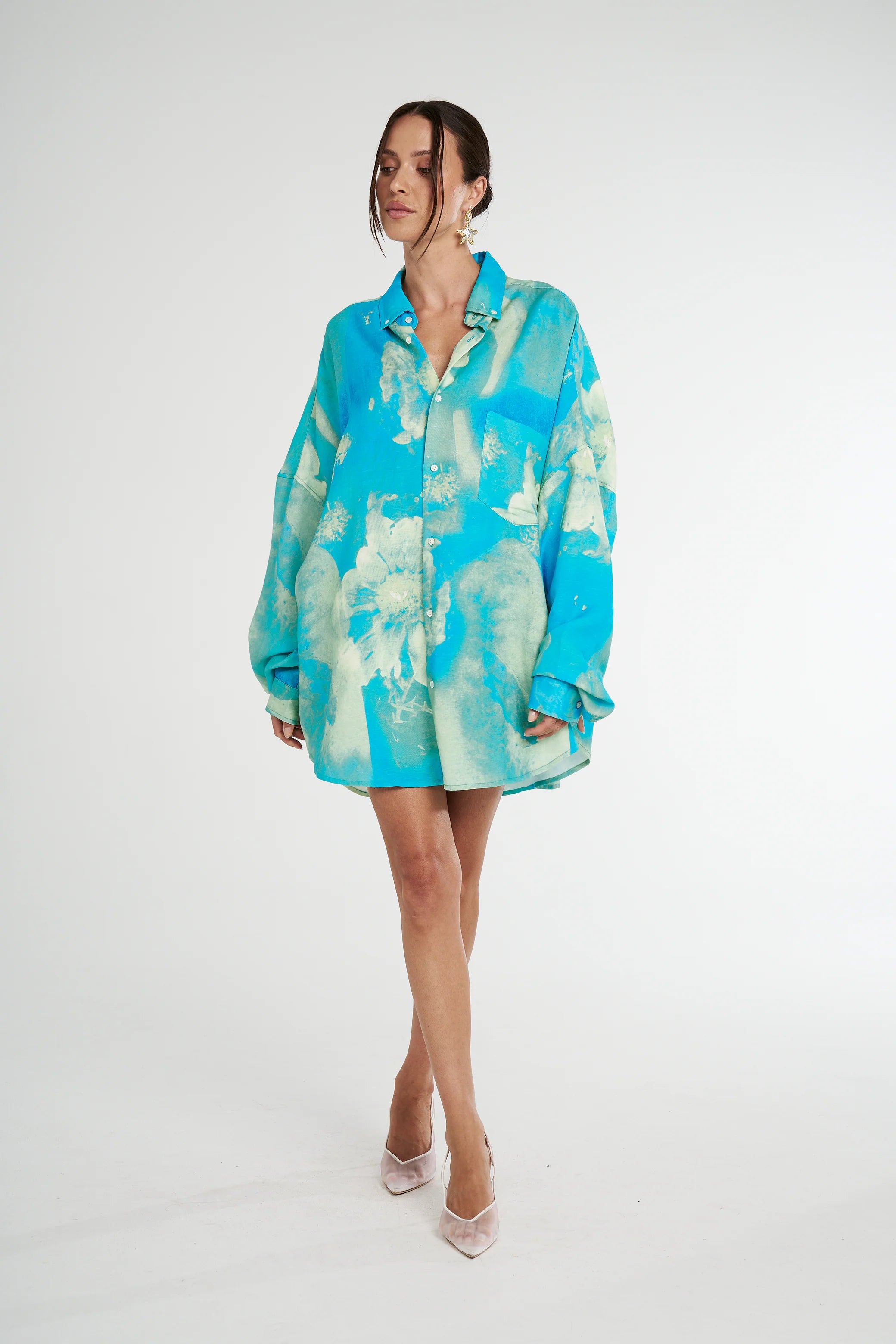 Summi Summi LS Oversized Shirt Lemon Lumen
