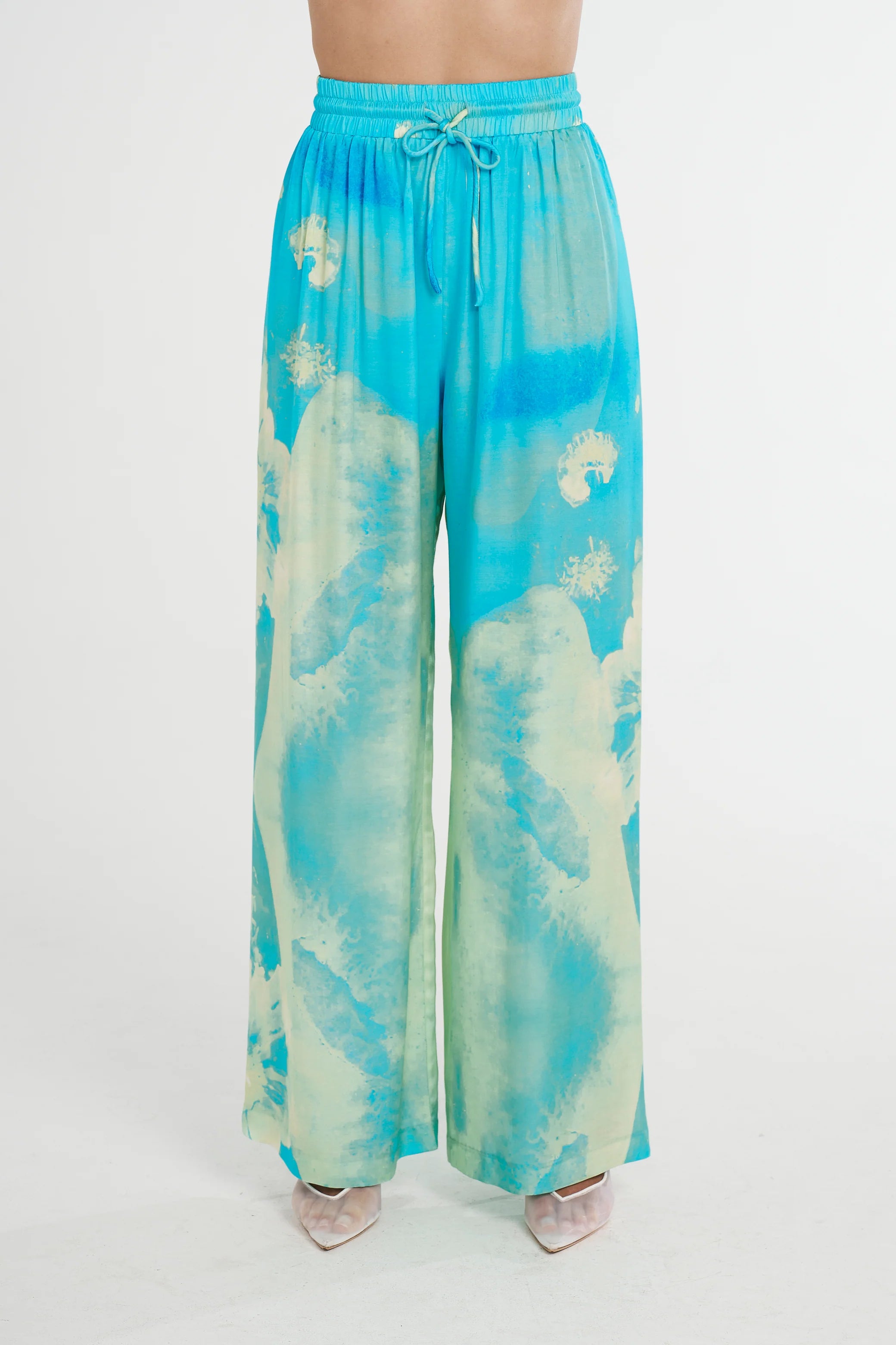 Summi Summi Wide Leg Pants Lemon Lumen