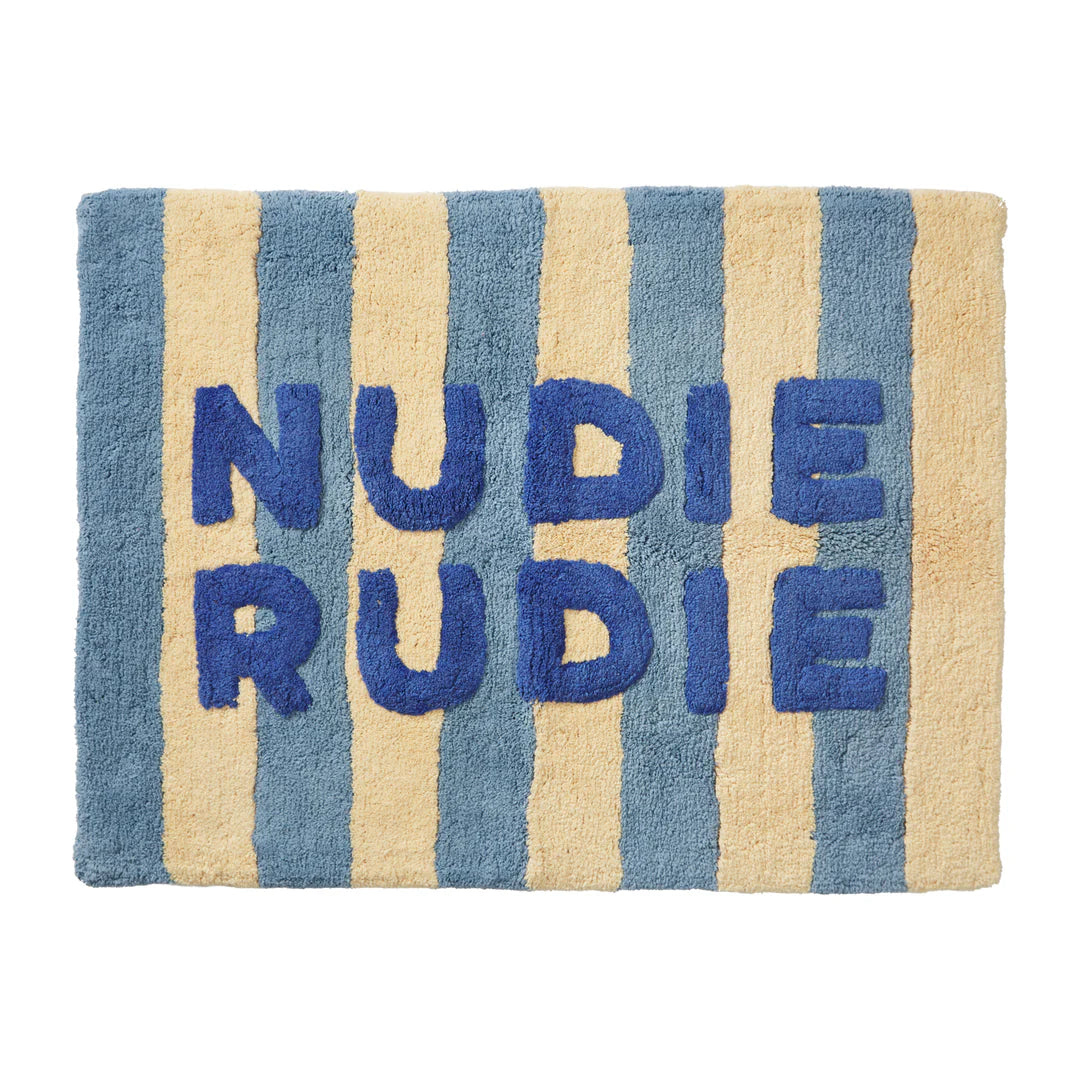 Sage x Clare Ira Nudie Rudie Bath Mat Blue Jean