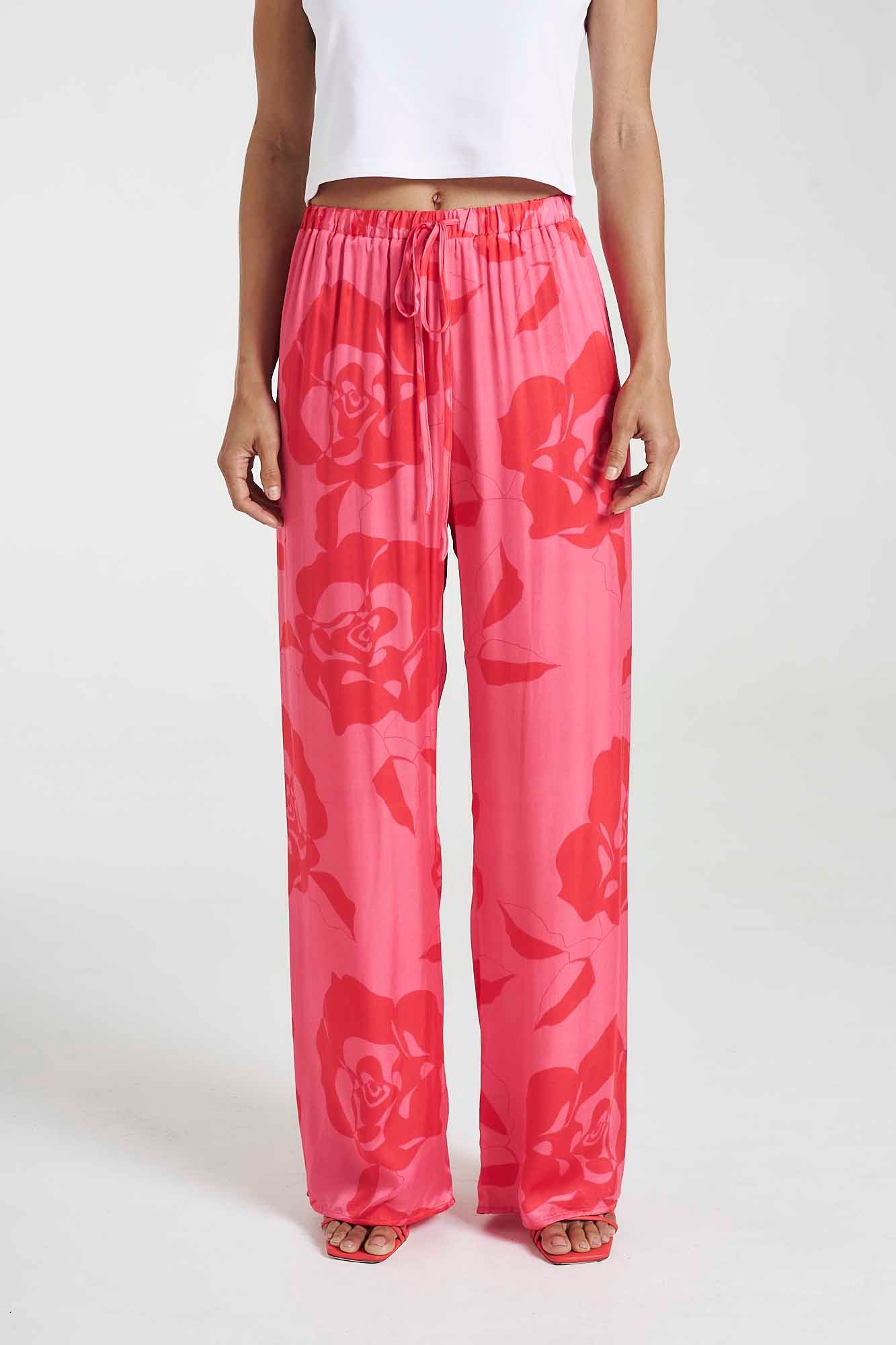 Summi Summi Elastic Waist Pants A Rose By Any Other Name