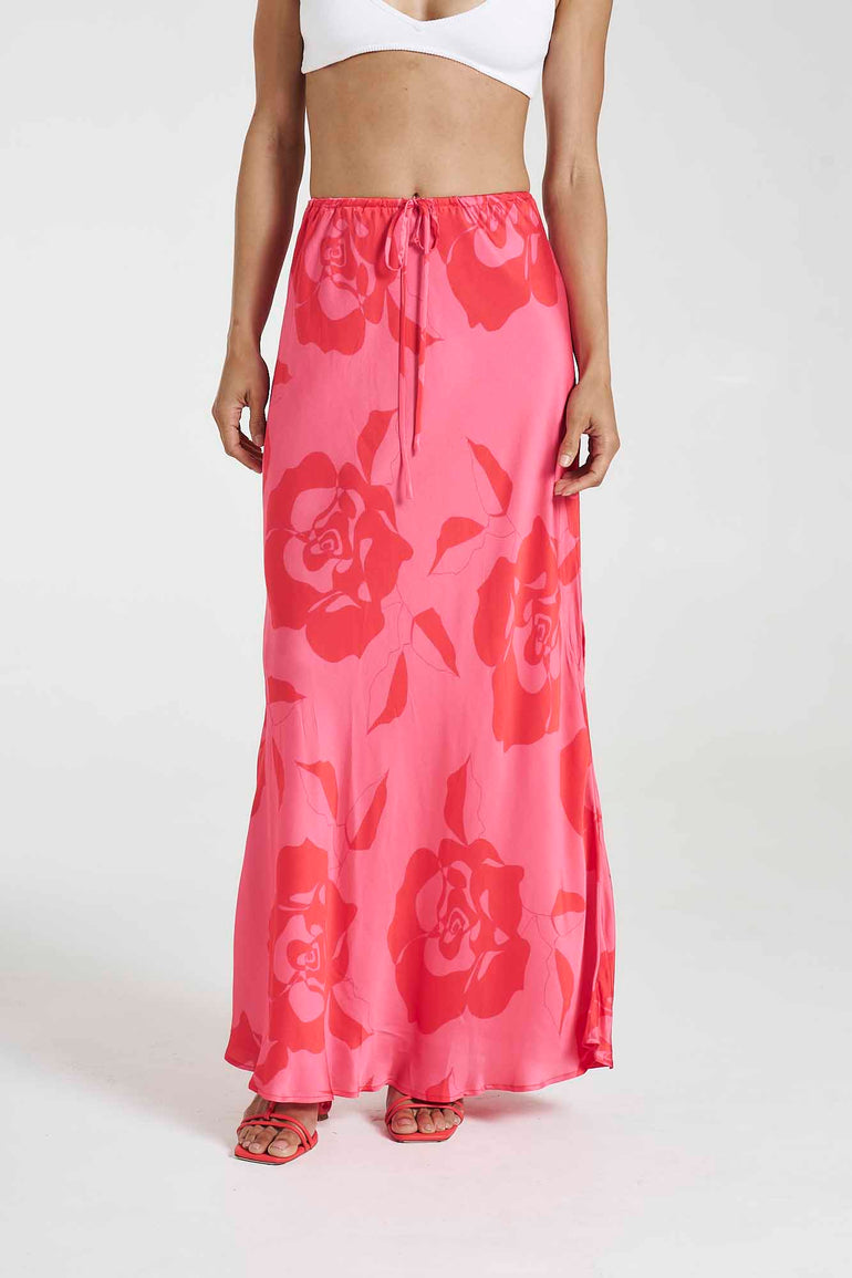 Summi Summi Maxi Bias Skirt A Rose By Any Other Name