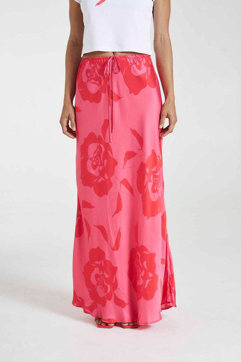 Summi Summi Maxi Bias Skirt A Rose By Any Other Name