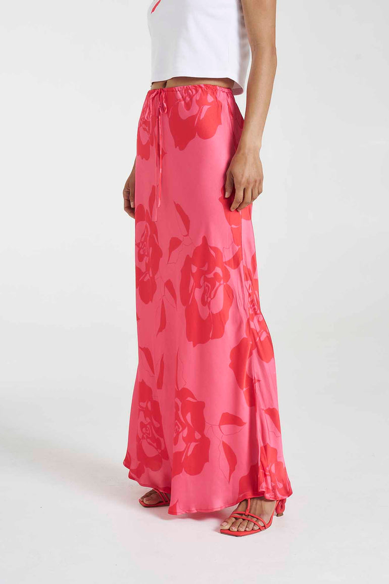 Summi Summi Maxi Bias Skirt A Rose By Any Other Name