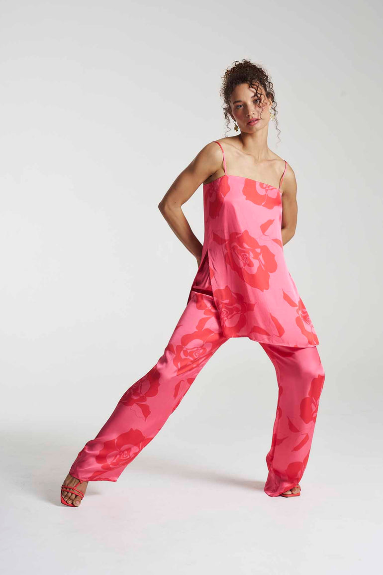 Summi Summi Elastic Waist Pants A Rose By Any Other Name