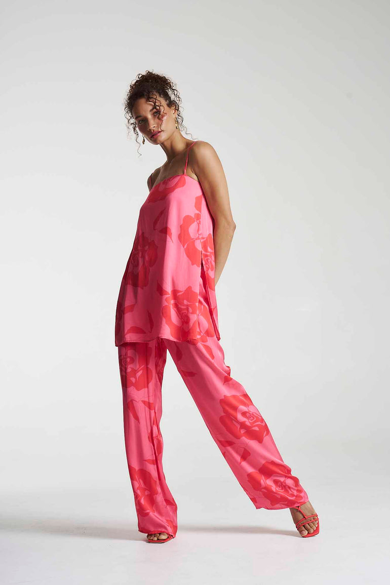 Summi Summi Elastic Waist Pants A Rose By Any Other Name