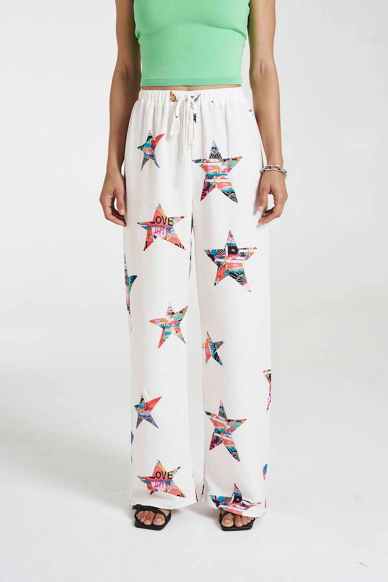 Summi Summi Elastic Waist Pants Star X Lovers