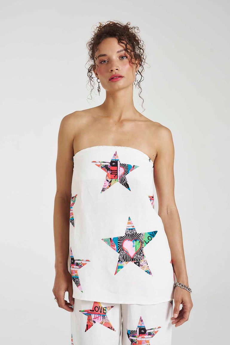 Summi Summi Strapless Shift Top Star X Lovers