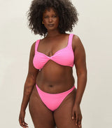 Hunza G Juno Bikini Crinkle Bubblegum