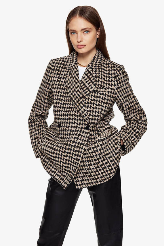 Anine Bing Kaia Blazer Houndstooth - La Bohème lifestyle