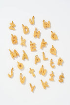 Balyck Ornate Initial Gold Necklace Small
